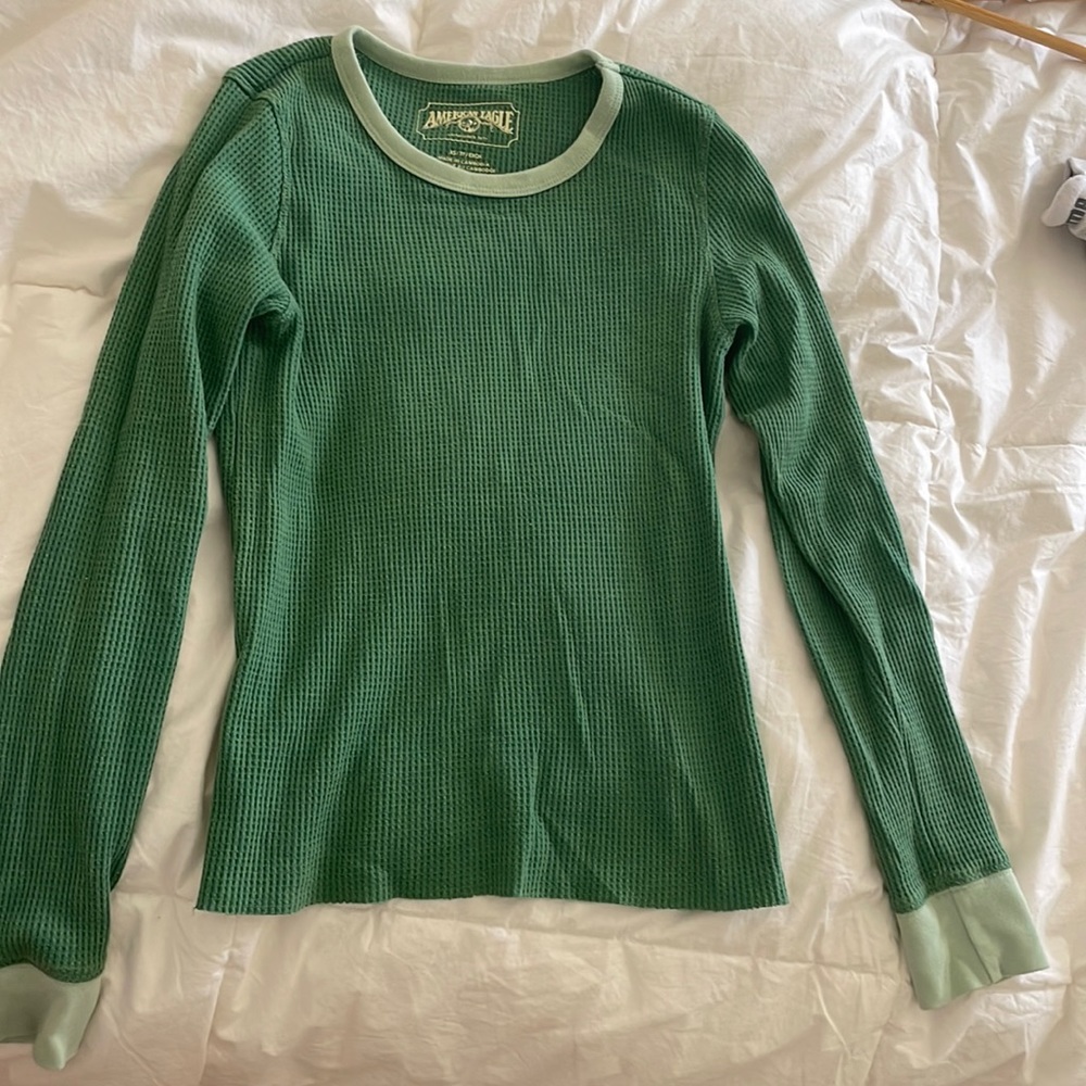 American Eagle waffle thermal long sleeve